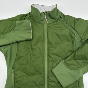 Nike ACG 2 In 1 Convertible Jacket Vest Green Thinsulate Full Zip Womens Small S